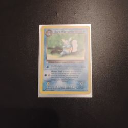  Pokemon Card Dark Wartortle Good Condition 