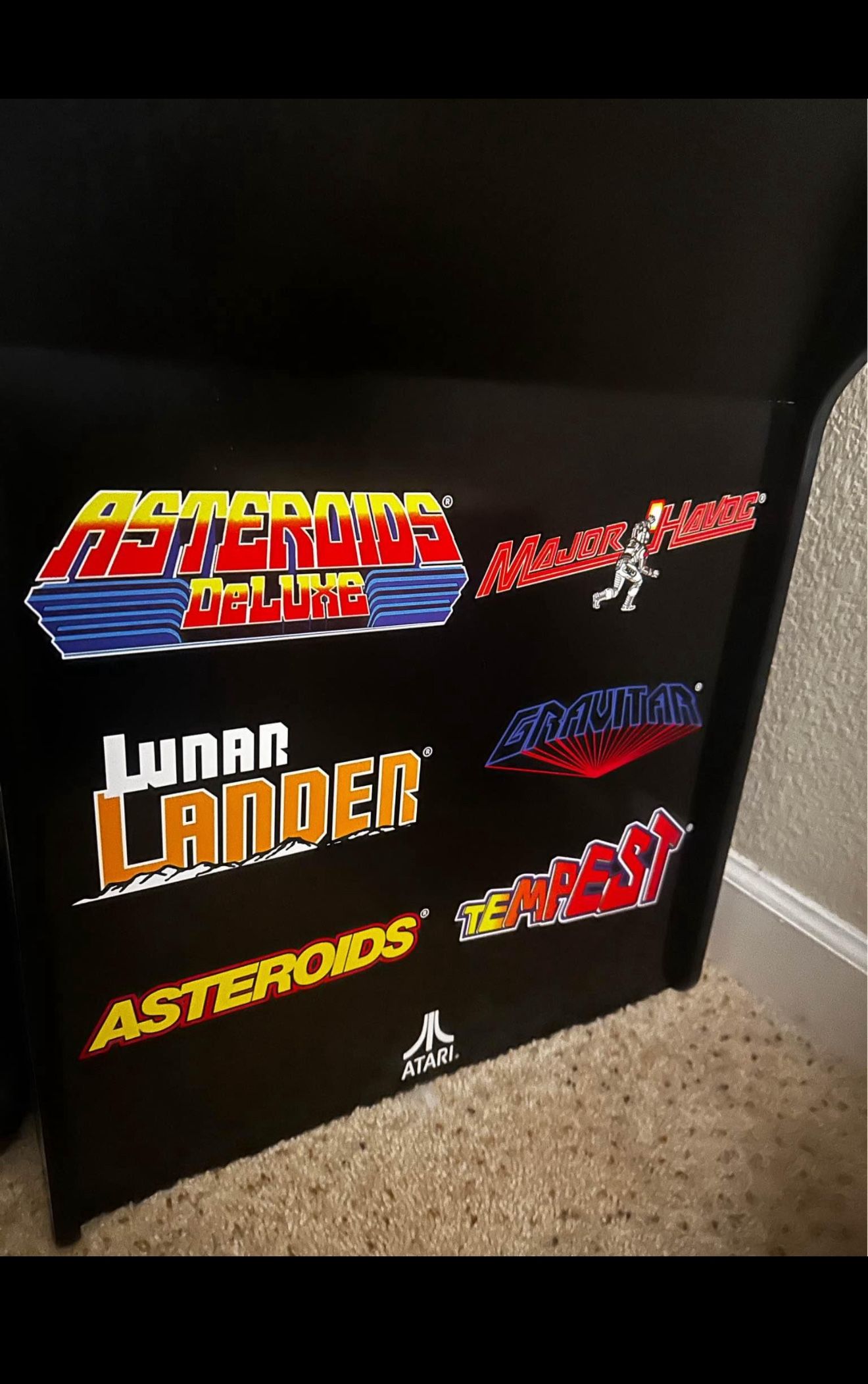 Asteroids Arcade1up Machine