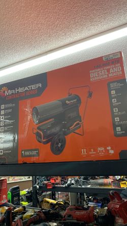 Mr. Heater Contractor Series 140,000 BTU Black Forced Air Kerosene/Diesel Outdoor Torpedo Space Heater with Thermostat