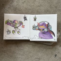 Patrick Ballesteros Canvas Toy Story Art 1/10 Signed 