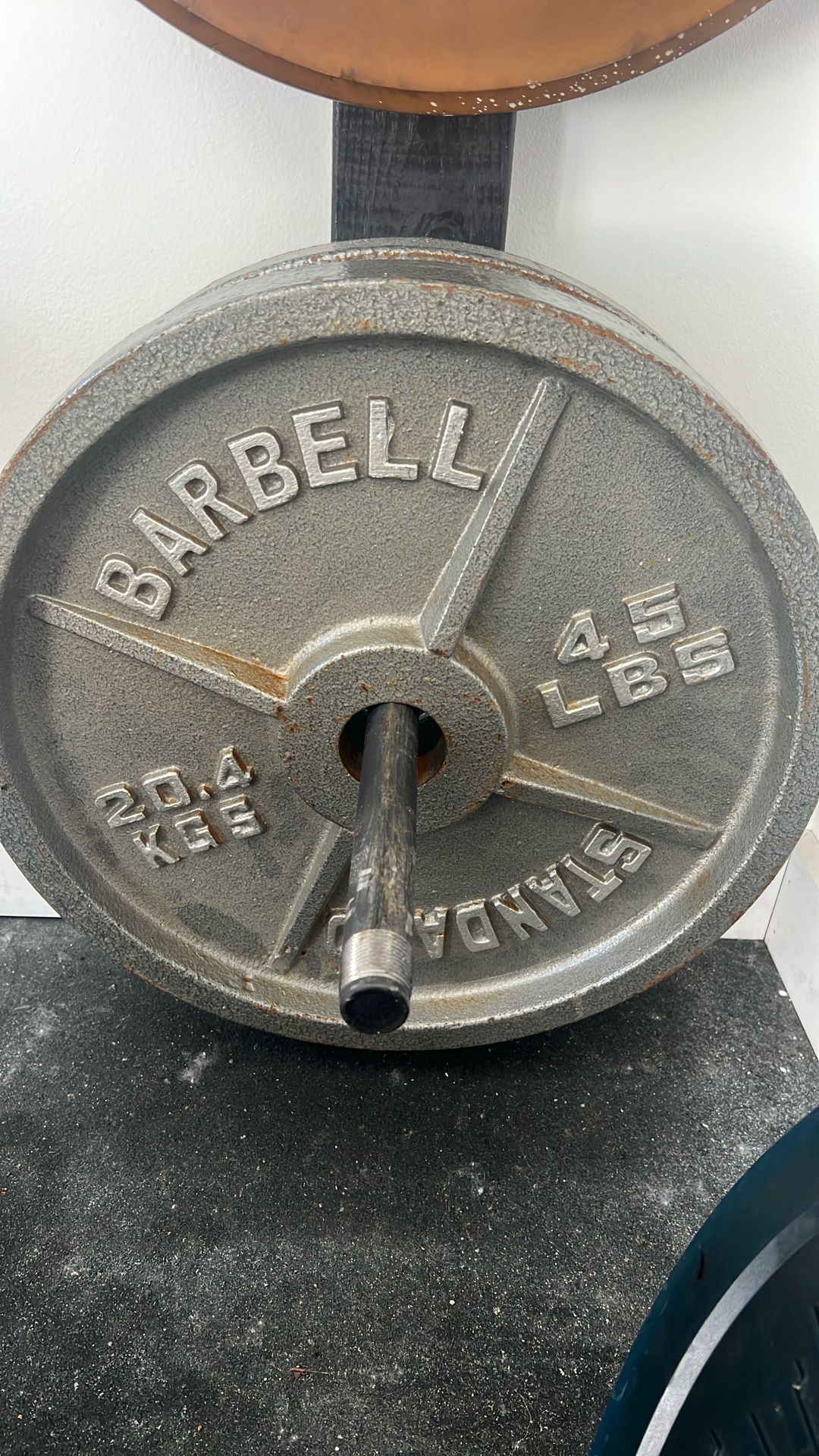 2/45 Lb Cast iron Plates