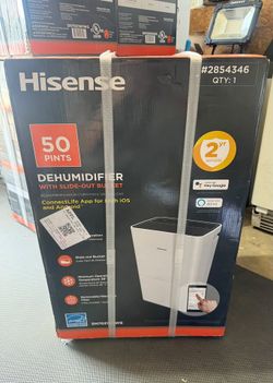 Hisense 50-Pint Capacity, 4,500 sq. ft. Dehumidifier