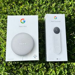 Brand New BATTERY POWER Google Nest Doorbell Camera And Speaker 