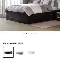IKEA BRIMNES storage bed