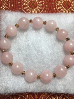 Rose quartz bracelet