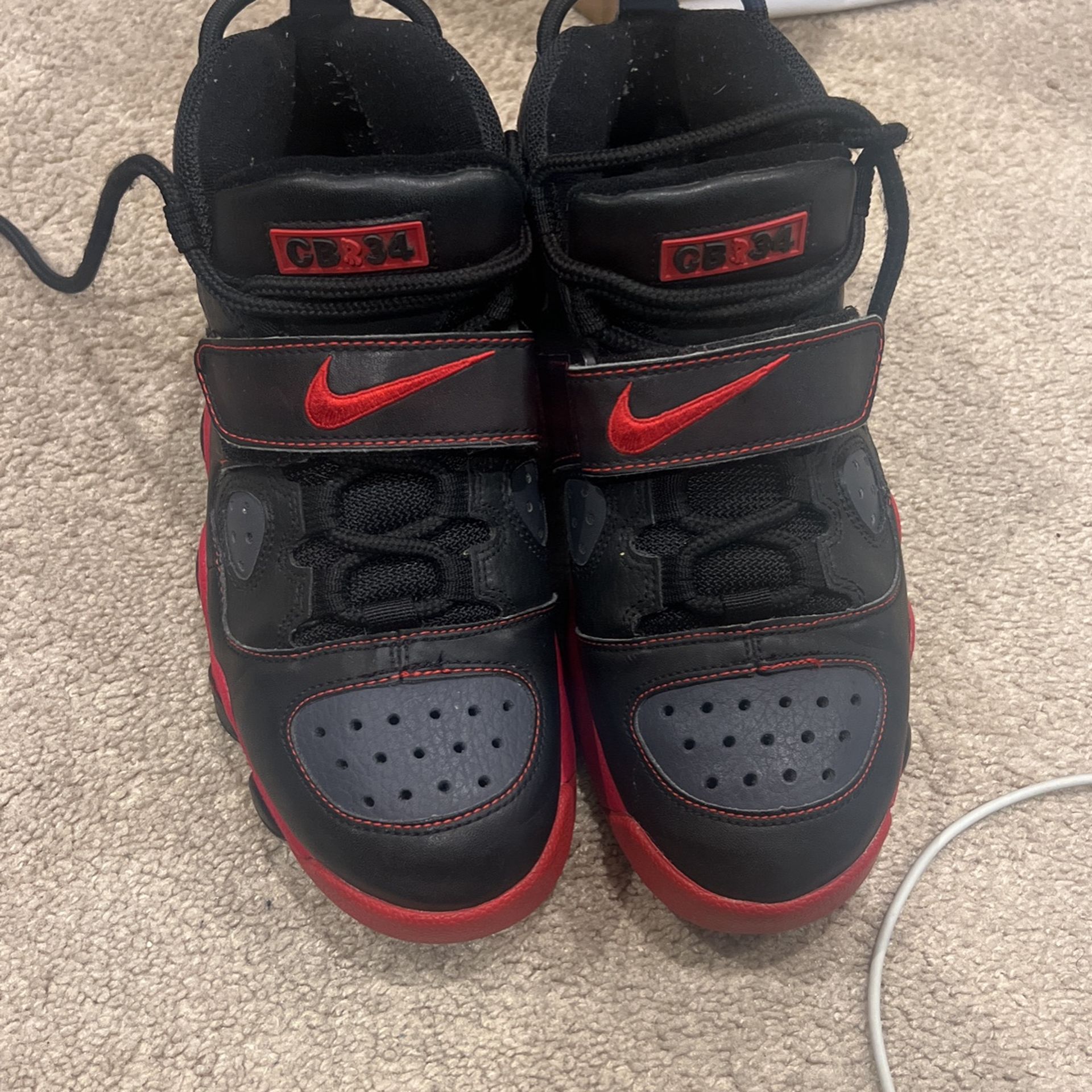 Air CB34 2007 Black/Varsity Red-Anthracite 316940-061 Men's Size 10