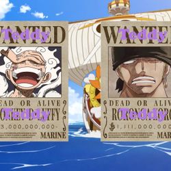 One Piece Straw Hats Bounty Posters