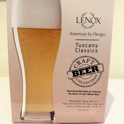 Lenox Tuscany Classics Wheat Beer Glasses 