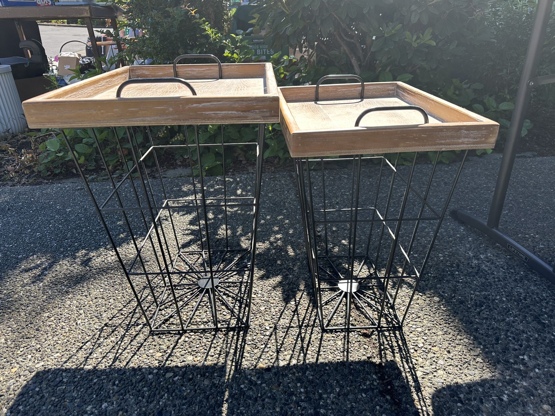 Basket End Table