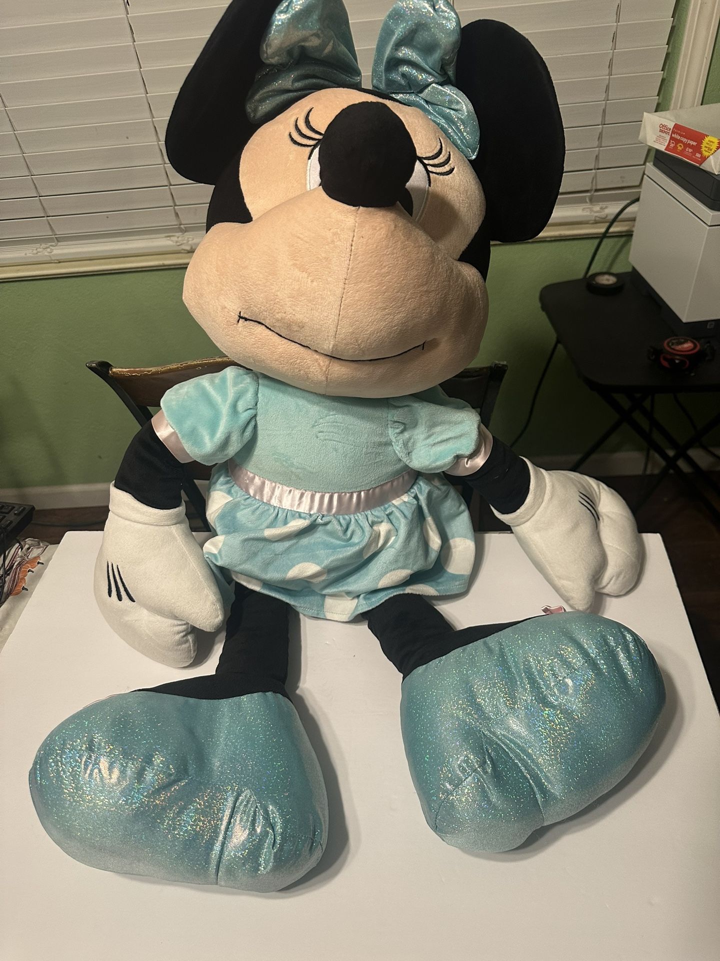 Giant Minnie Mouse Plush 3 Feet Tall Authentic Disney