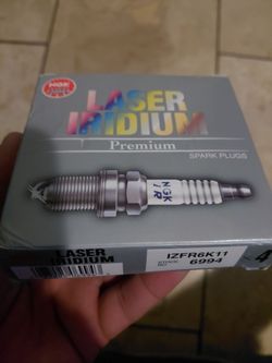 NGK laser iridium spark plugs. Pack of 4