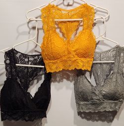 3 Sexy Lace Bras Lingerie 