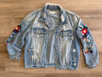 Distressed Denim Jacket