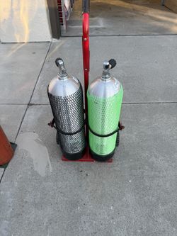 Two Scuba Tanks Last Hydro 2023 In Great Shape