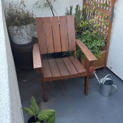 Two Adirondack Chairs