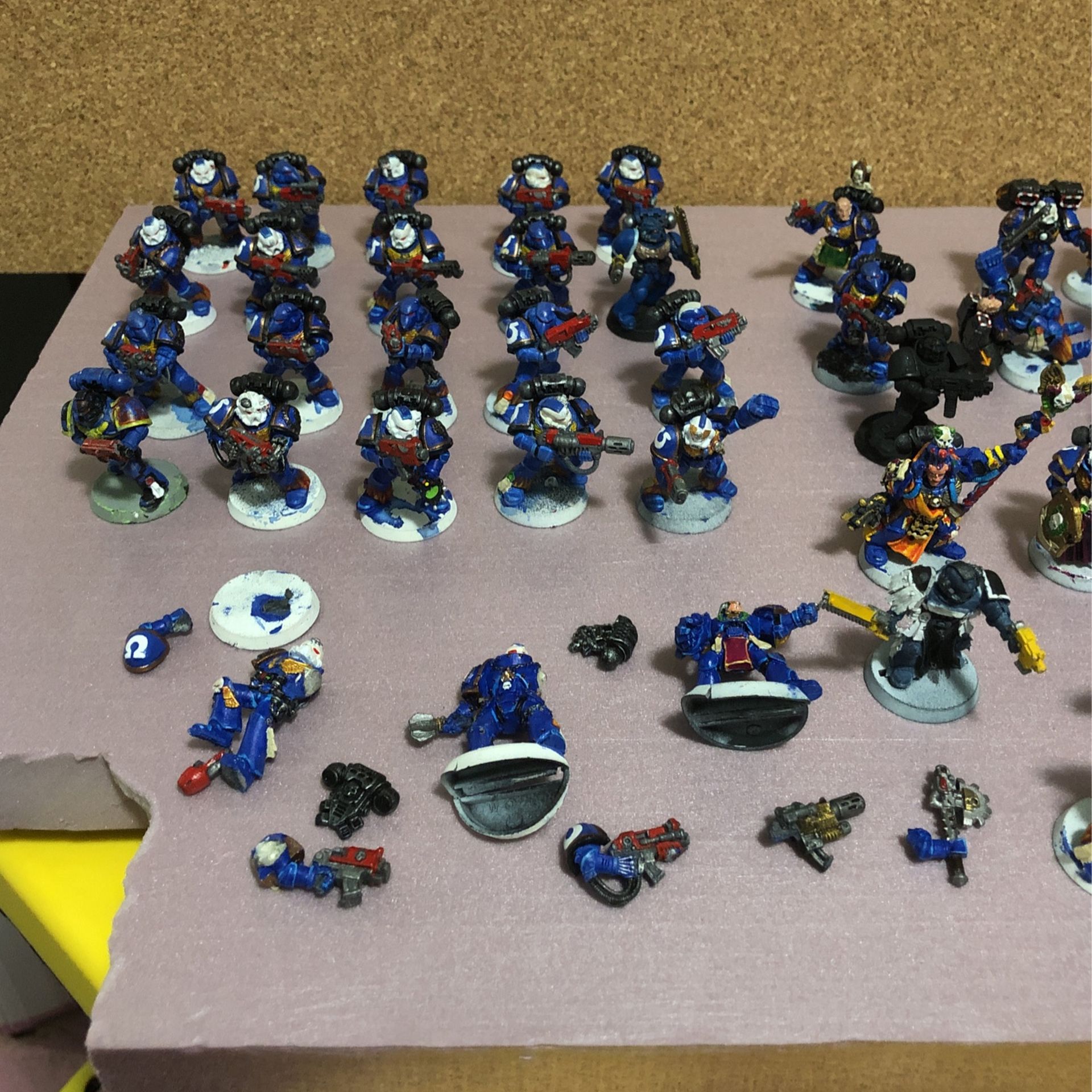 Warhammer 40K Space Marines And Vehicles -50 Pieces