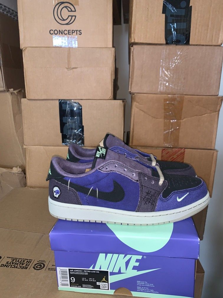 Zion Williamson x Nike Air Jordan 1 Voodoo Size 7.5,8,8.5,9&10 Available