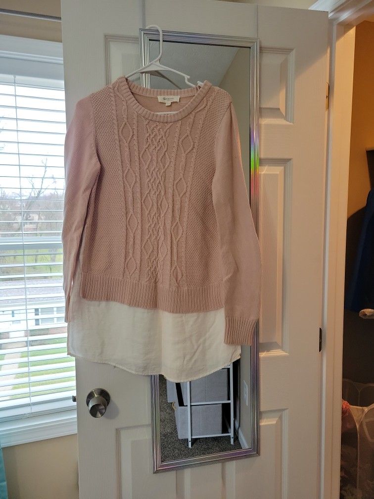 Pink Sweater Tunic 