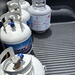 6 Propane Tanks