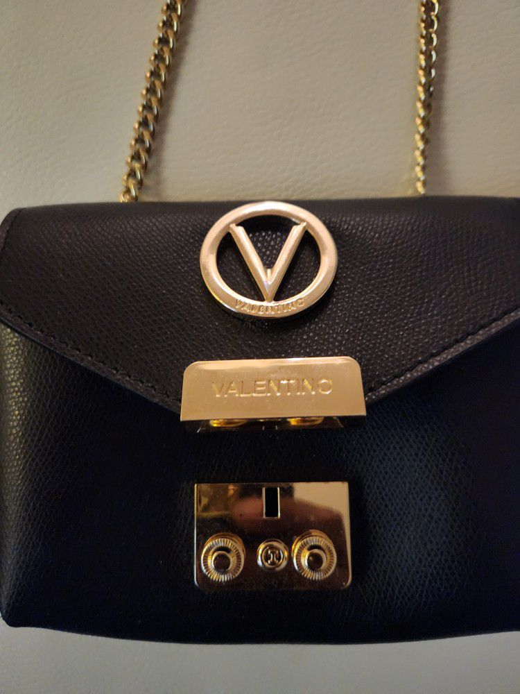 Valentino by Mario Valentino Women's Lilou Leather Crossbody Bag - Black