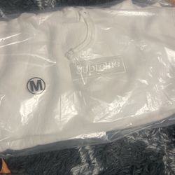 Supreme Box Logo Hoodie White 2023 (M)