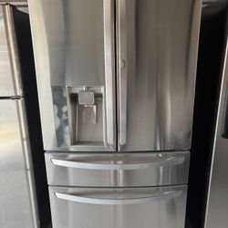 LG Stainless Steel Refrigerator And Freezer