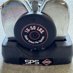 Adjustable 50 Lb Dumbbell