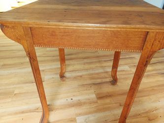 Solid Oak old School little table