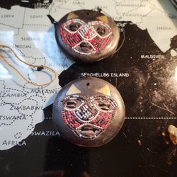2 Wood Small Masks 