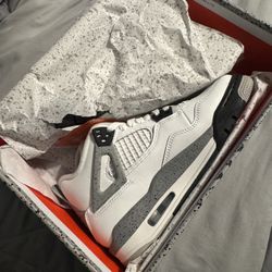 Jordan 4 Retro White Cement 
