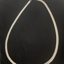 Beautiful 19 Inch 925 Sterling Silver Overlay Herringbone Necklace For You Or Someone Special