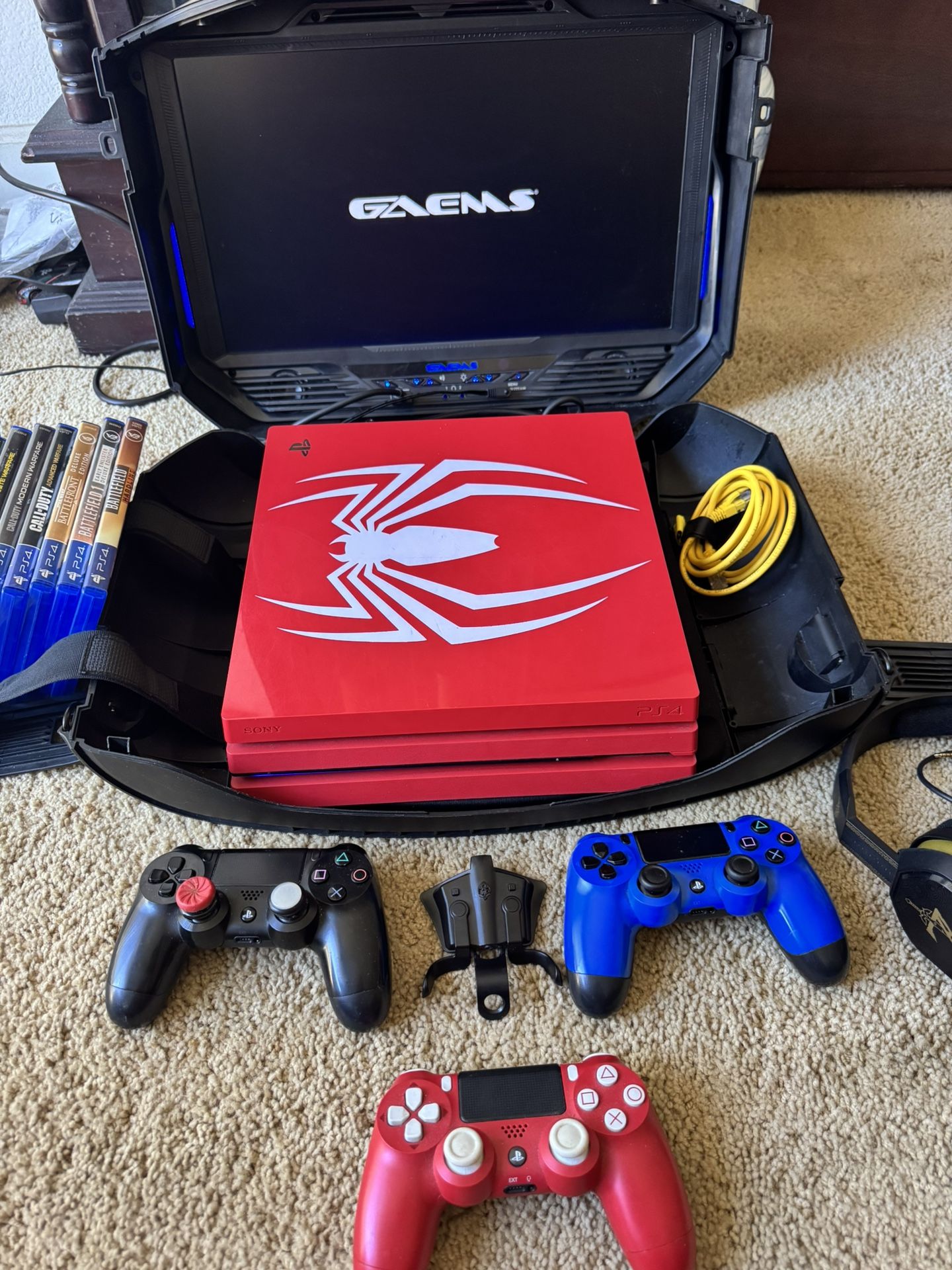 Sony Spider-Man Edition PS4 Pro bundle with Portable Monitor 