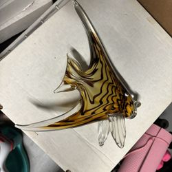 Glass Fish…possibly A Murano Angel Fish