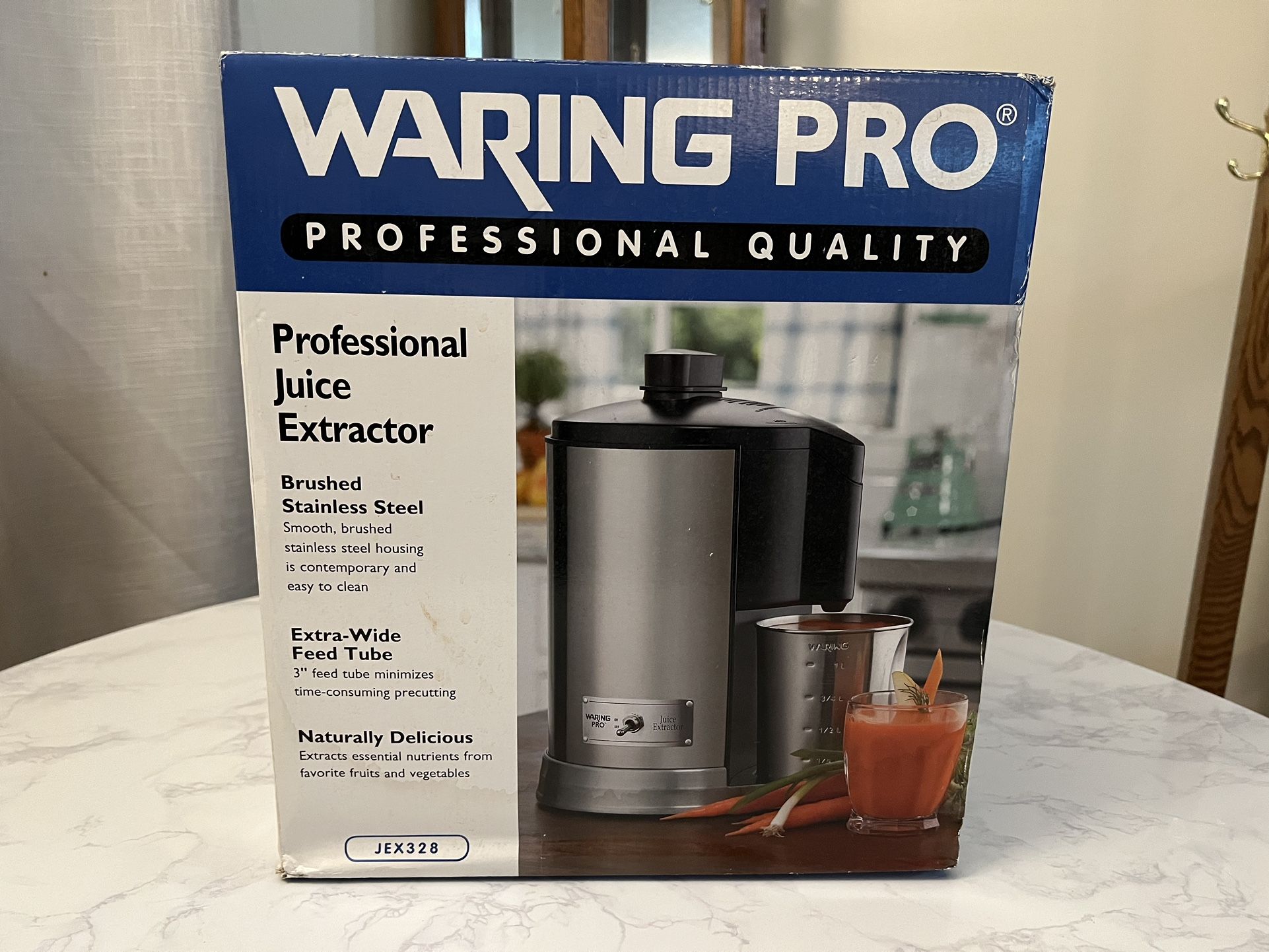 Waring Pro Health Professional Juice Extractor JEX328 Brand NEW Open Box