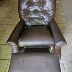 Recliner Brown Leather