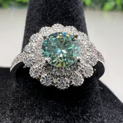 ✨ 1 Carat Moissanite Diamond Ring✨
