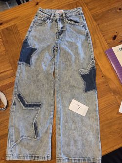 Size 7 Girl Baggy Jeans