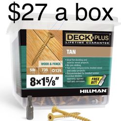 5LB Exterior Screws 1-5/8in