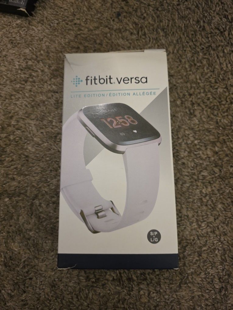 Fitbit Versa Lite Edition Smart Watch,GPS, One Size (S and L Bands Included