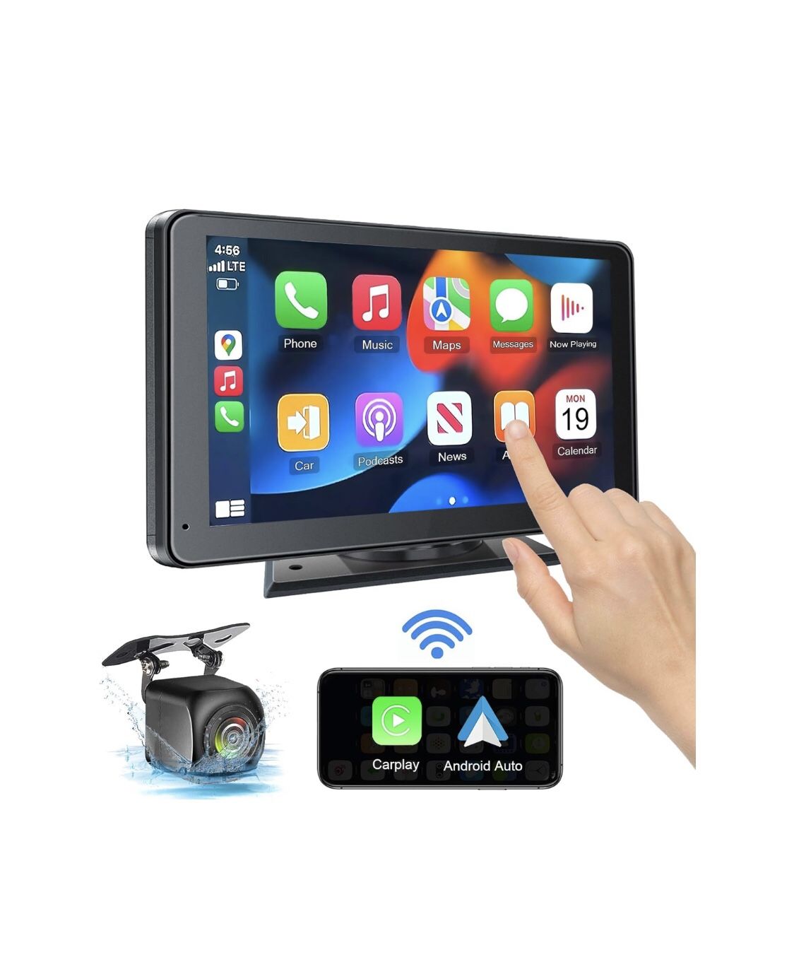 Portable Wireless with Apple CarPlay and Android