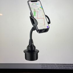 CAR CUP HOLDER PHONE MOUNT,AJUSTABLE GOODENECK