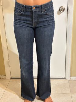 GAP Essential Stretch Bootcut Flare Dark Wash Denim Jeans Size 6 Long (6L)⁠
