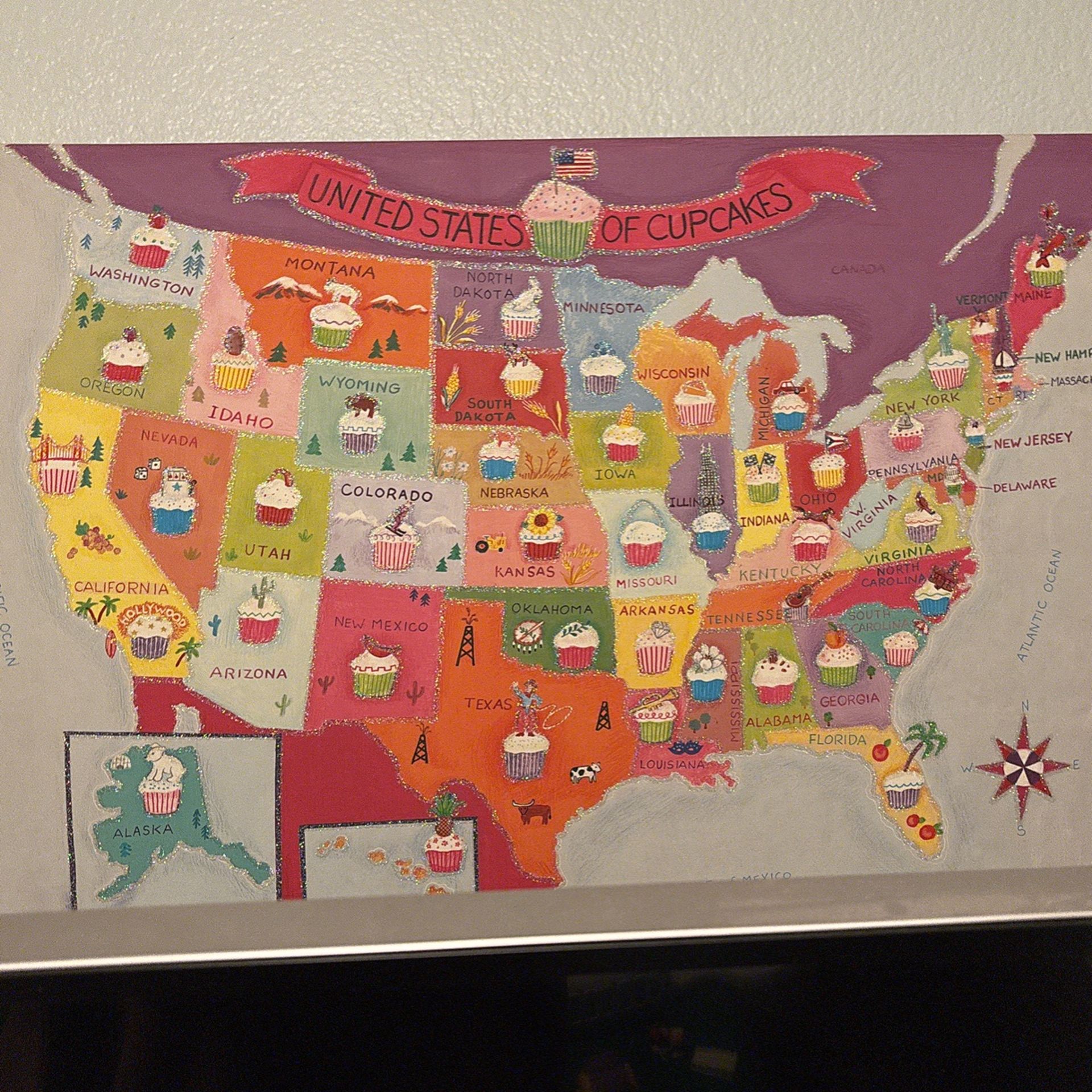 Kids United States Wall Art