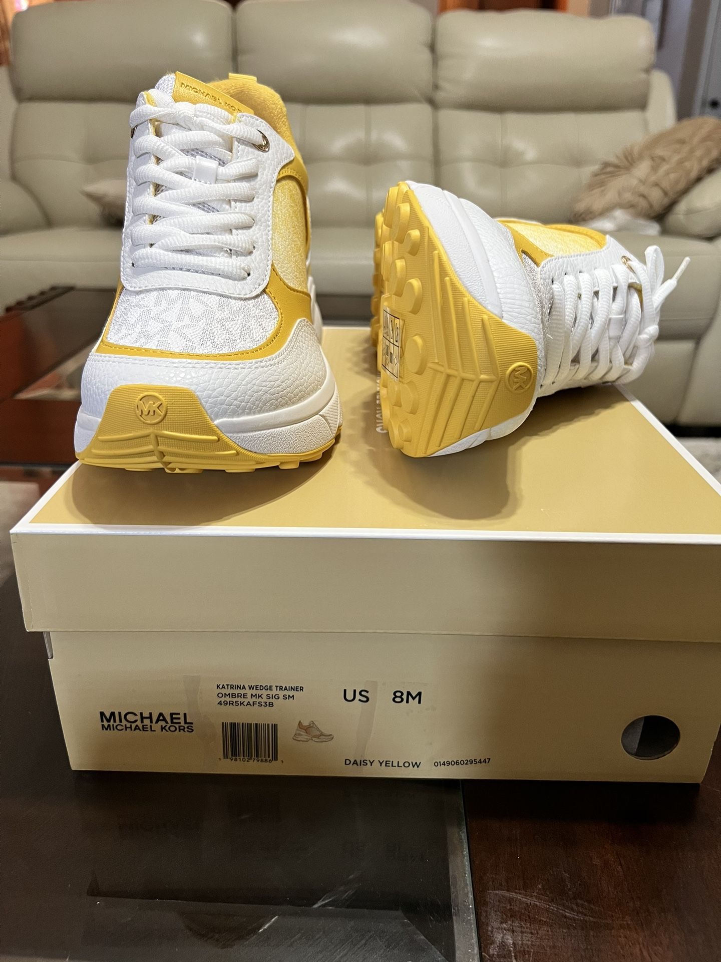MICHAEL KORS KATRINA WEDGE TRAINERS