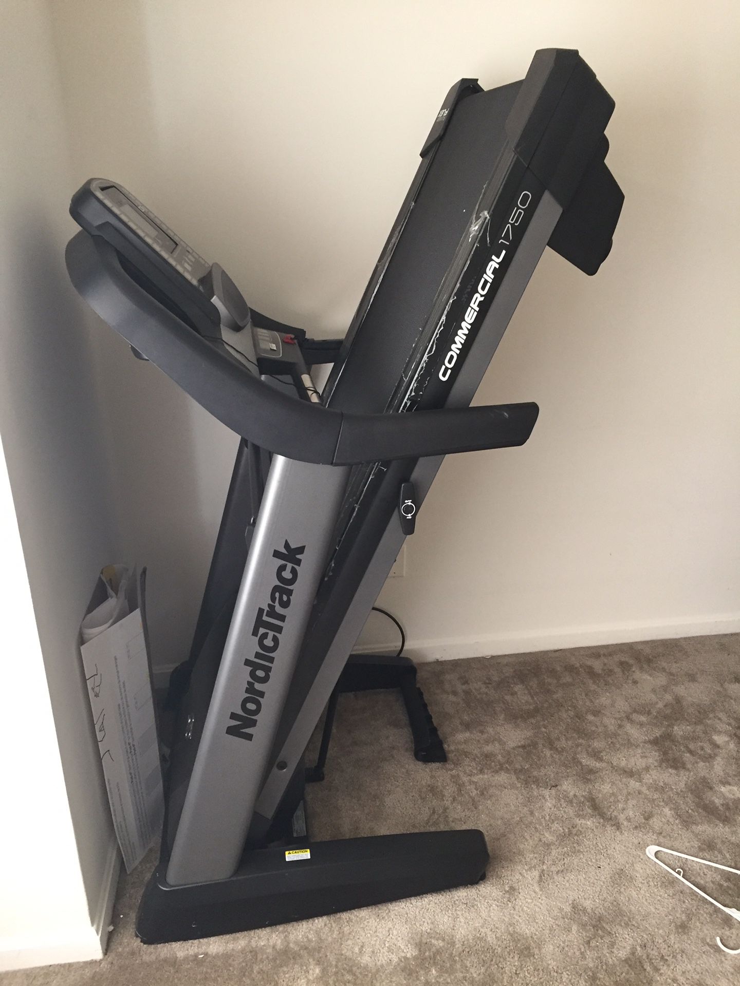 A nordictrack treadmill