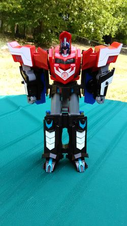 2015 Transformers Robots in Disguise Mega Optimus Prime 3 STEP 13" TRANSFORMED