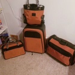 Joy Mangano 4 Peice Travelers Luggage..Brand NEW!