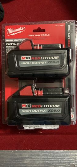 Milwaukee 6.0 Battery 2PK