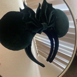 Minnie Disneyland Vampy Halloween Custom Ears 