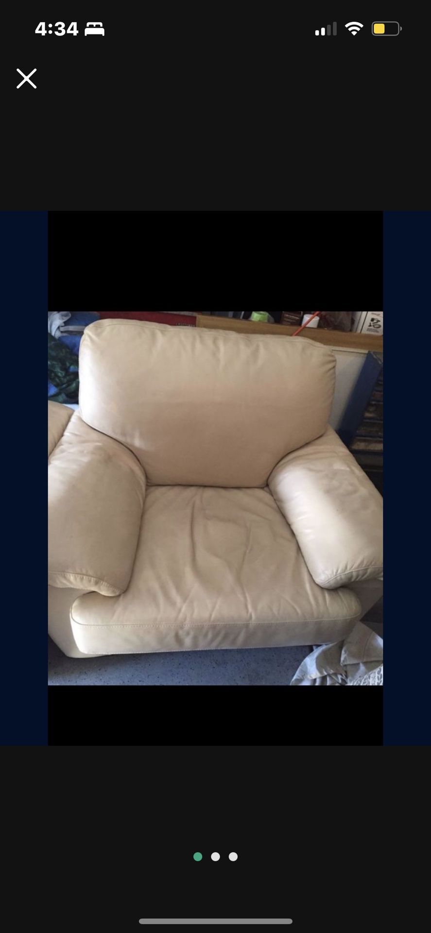 Oversized Leather Chair